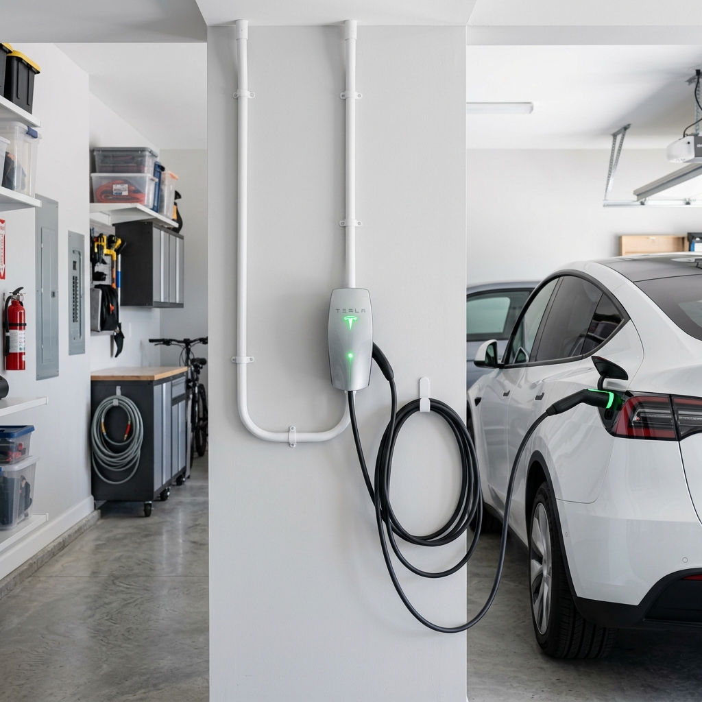 EV charger installation in Okotoks